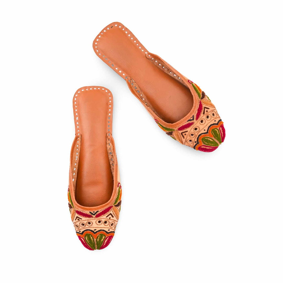 Multy Leather Khussa For Women EC8886