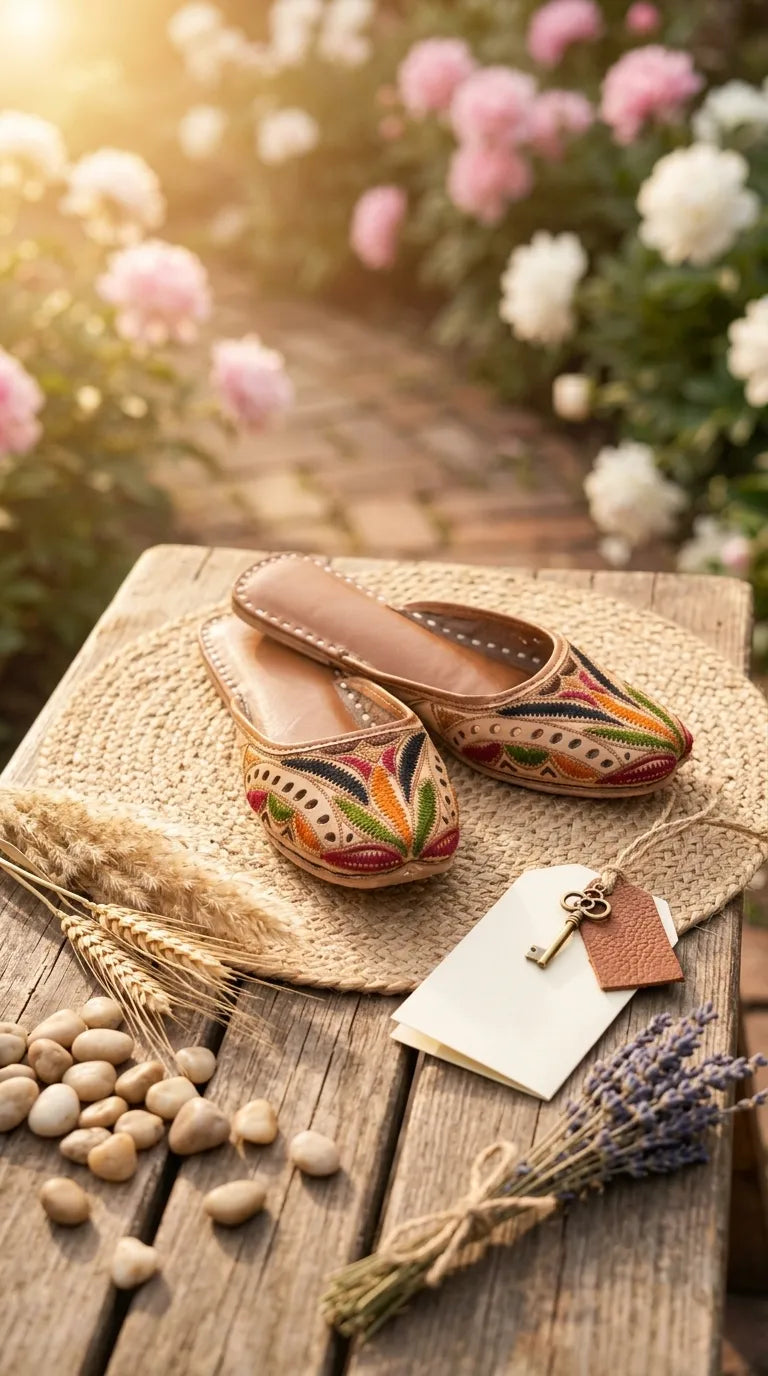 Multy Leather Khussa For Women EC8887