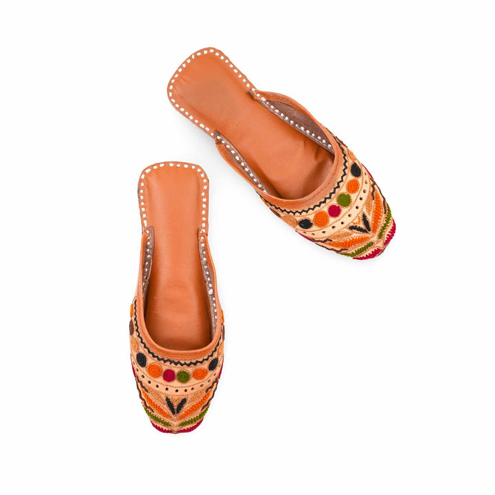 Multy Leather Khussa For Women EC8888