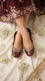 Maroon Leather Khussa For Women EC8893