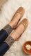 Fawn Leather Khussa For Women EC8895