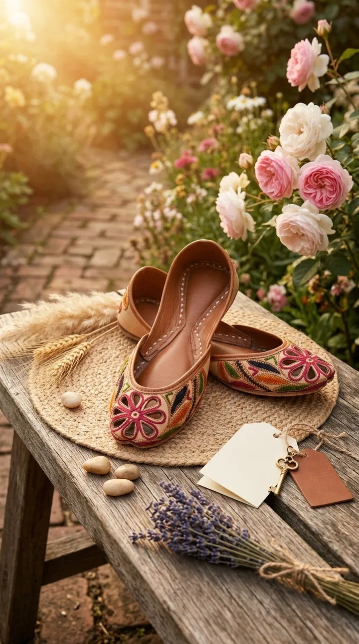 Multy Leather Khussa For Women EC8897