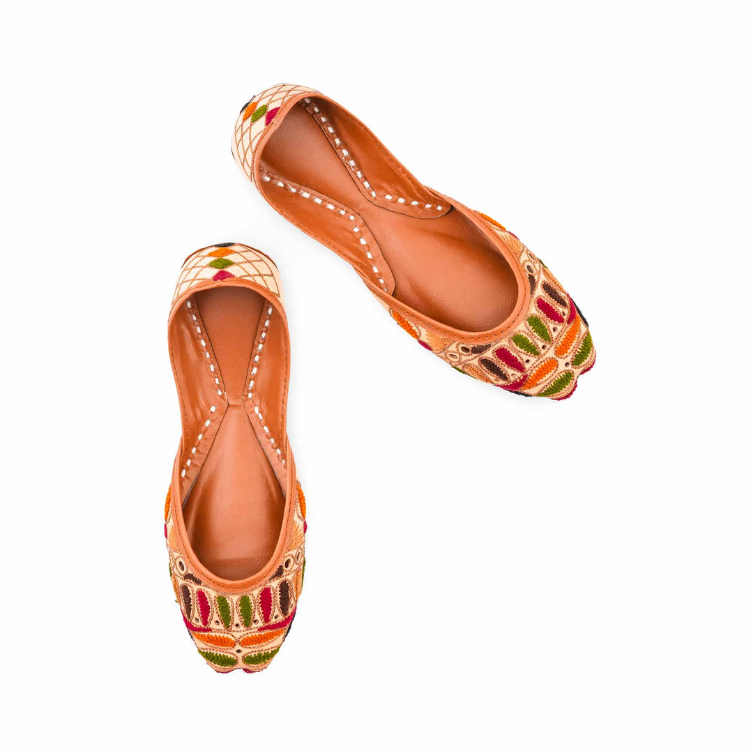 Multy Leather Khussa For Women EC8898