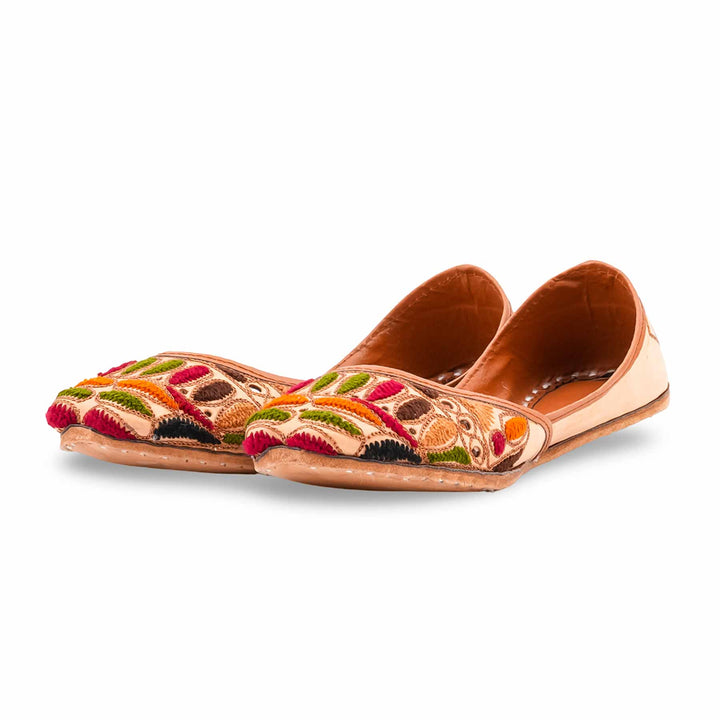 Multy Leather Khussa For Women EC8898