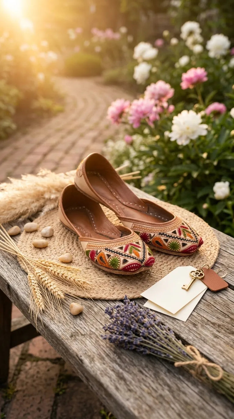 Multy Leather Khussa For Women EC8911