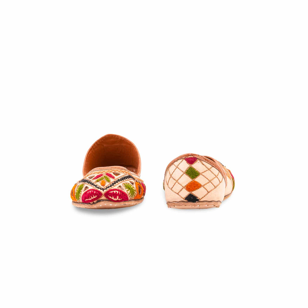 Multy Leather Khussa For Women EC8911