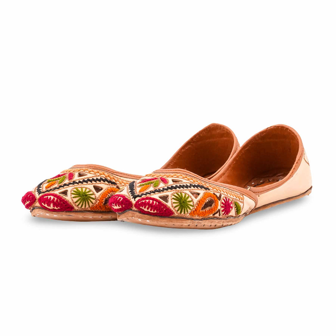 Multy Leather Khussa For Women EC8911