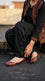 Maroon Leather Khussa For Ladies EC8923