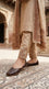 Coffee Leather Khussa For Ladies EC8932