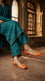 Orange Leather Khussa For Ladies EC8933