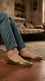 Mehndi Leather Khussa For Ladies EC8933