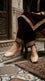 Fawn Leather Khussa For Ladies EC8934