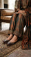 Coffee Leather Khussa For Ladies EC8936