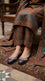 Purple Leather Khussa For Ladies EC8937