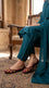 Coffee Leather Khussa For Ladies EC8939