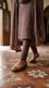Brown Leather Khussa For Ladies EC8940