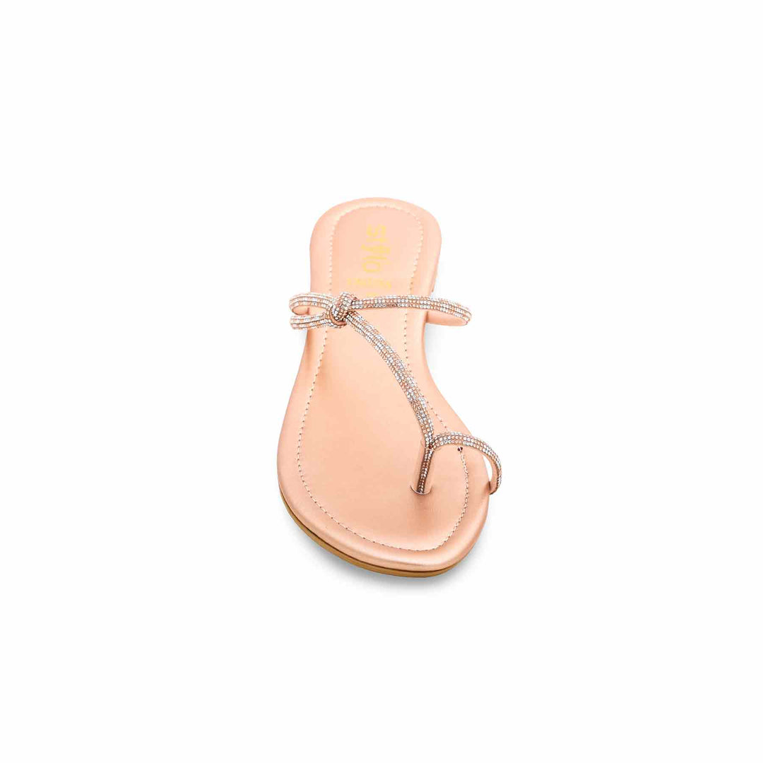 Peach Fancy Chappal FN0724