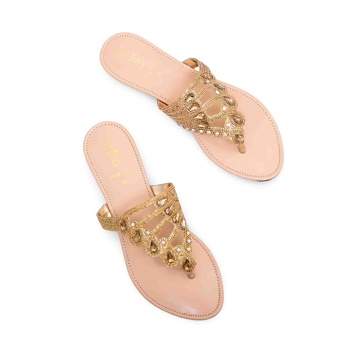 Golden Fancy Chappal FN0725