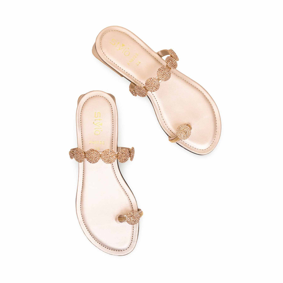 Golden Fancy Chappal FN0728