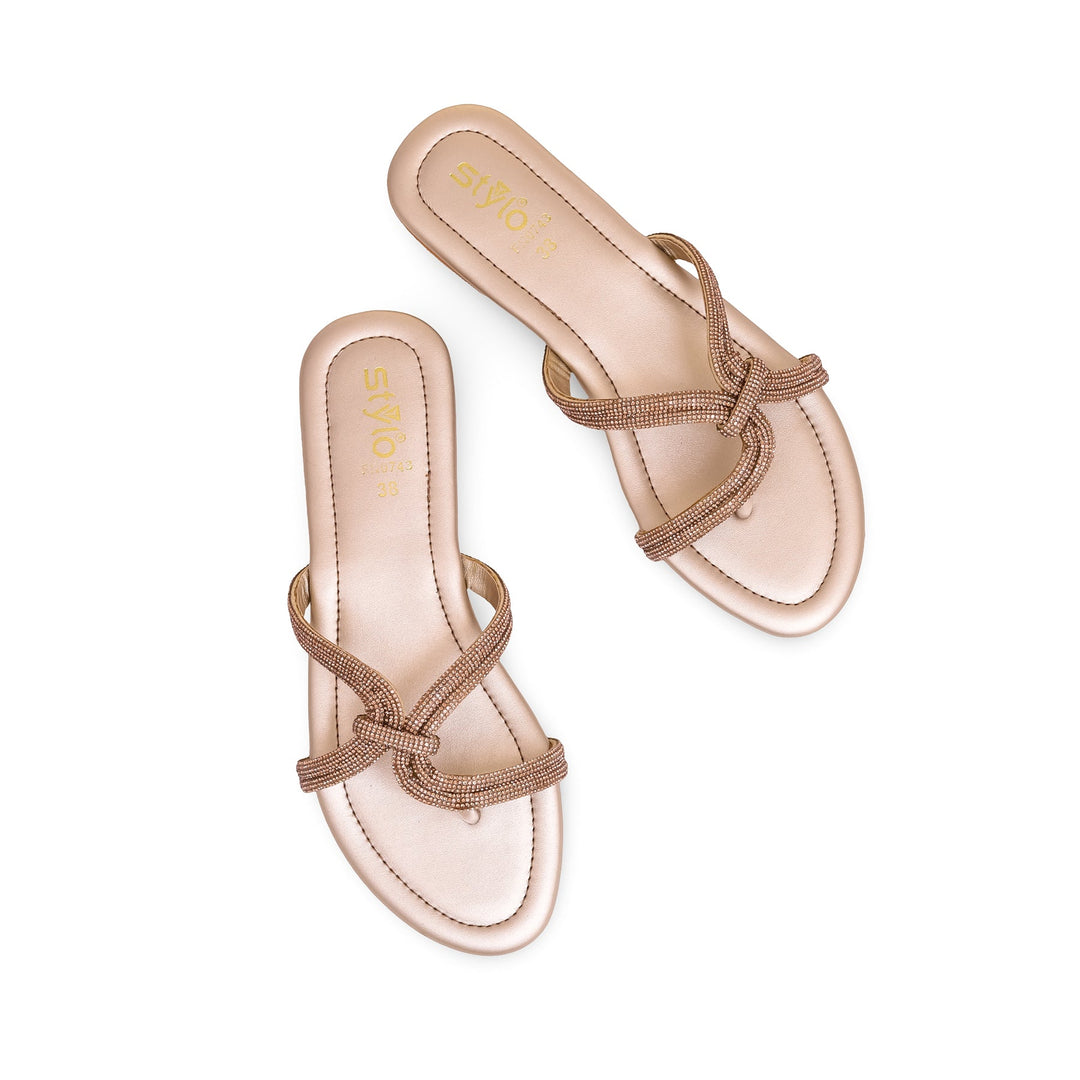 Golden Fancy Chappal FN0743