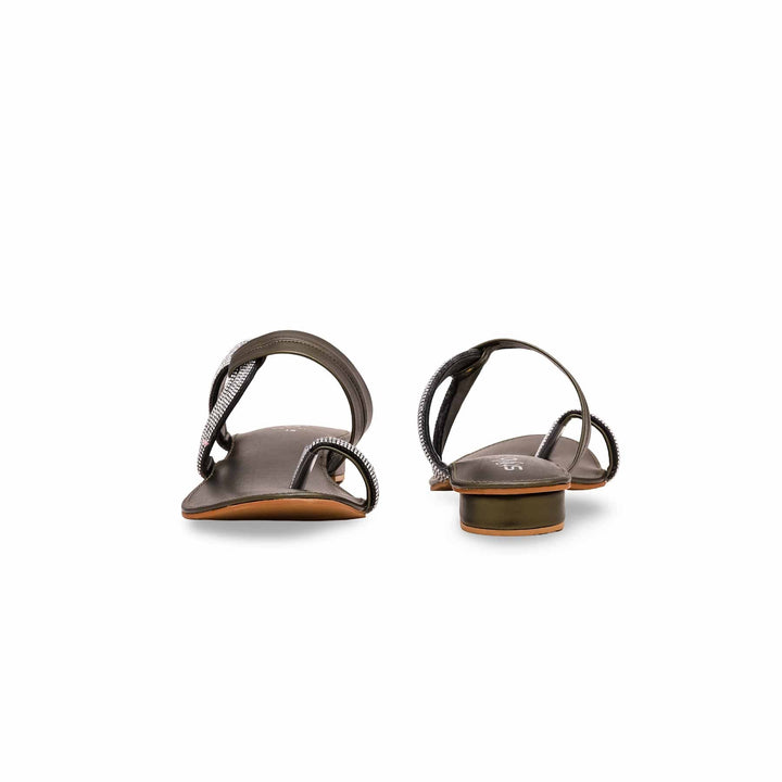 Olive Fancy Chappal FN0747