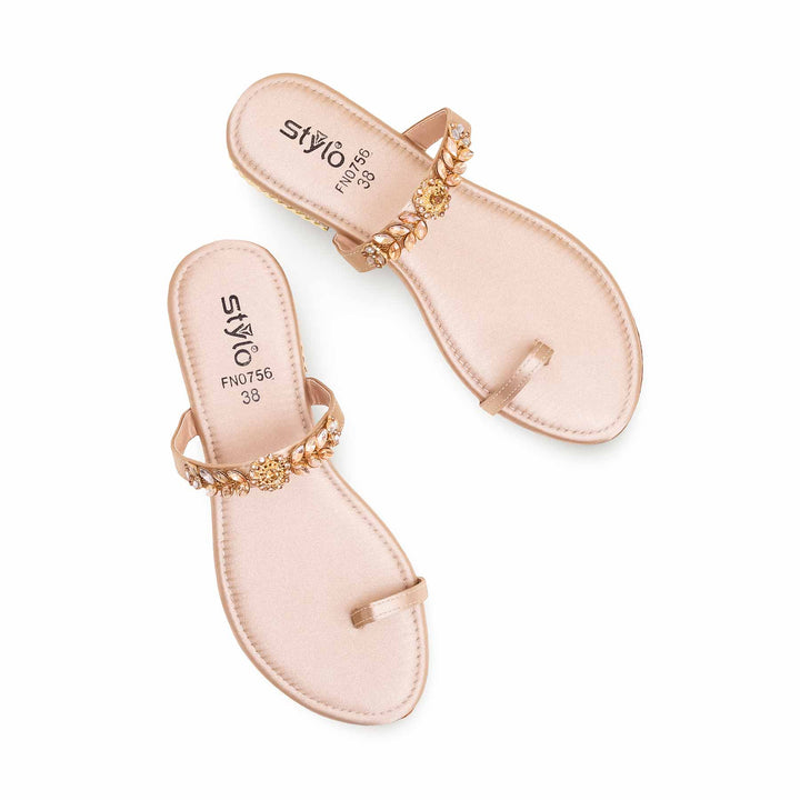 Golden Fancy Chappal FN0756