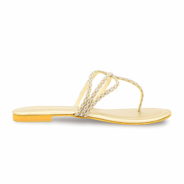 Golden Fancy Chappal FN0761