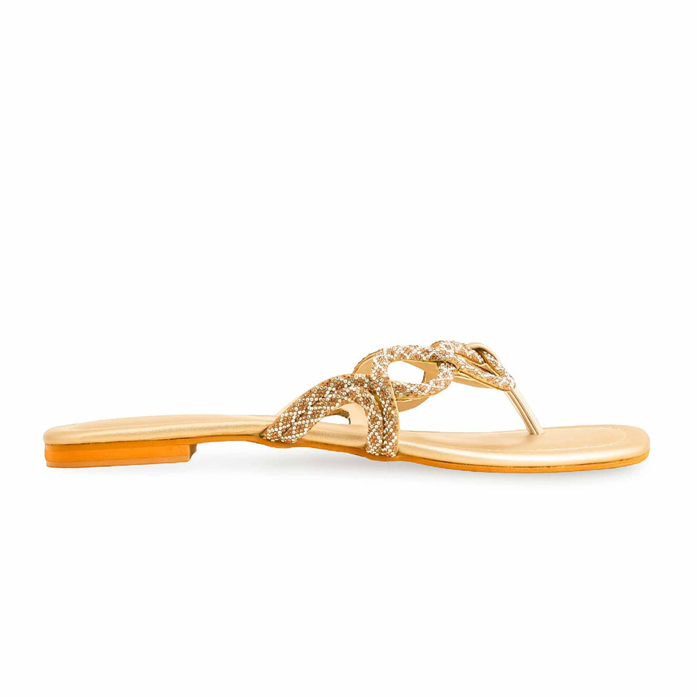Golden Fancy Chappal FN0763