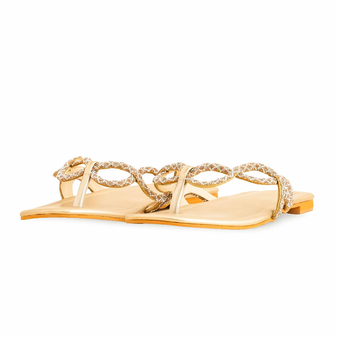 Golden Fancy Chappal FN0763