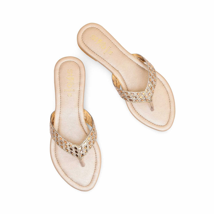 Golden Fancy Chappal FN0771