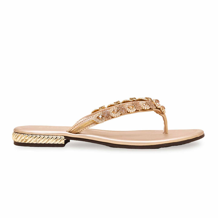 Golden Fancy Chappal FN0772