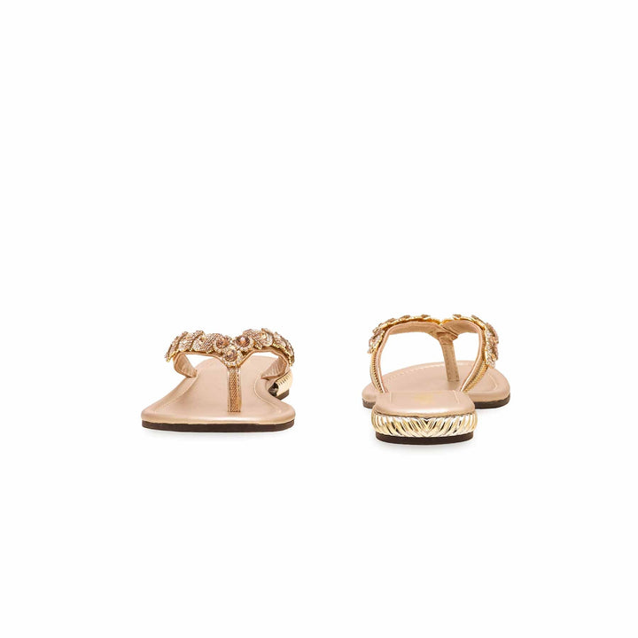 Golden Fancy Chappal FN0772