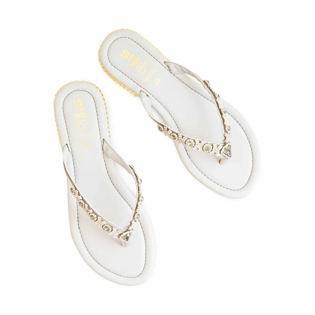 Grey Fancy Chappal FN0778