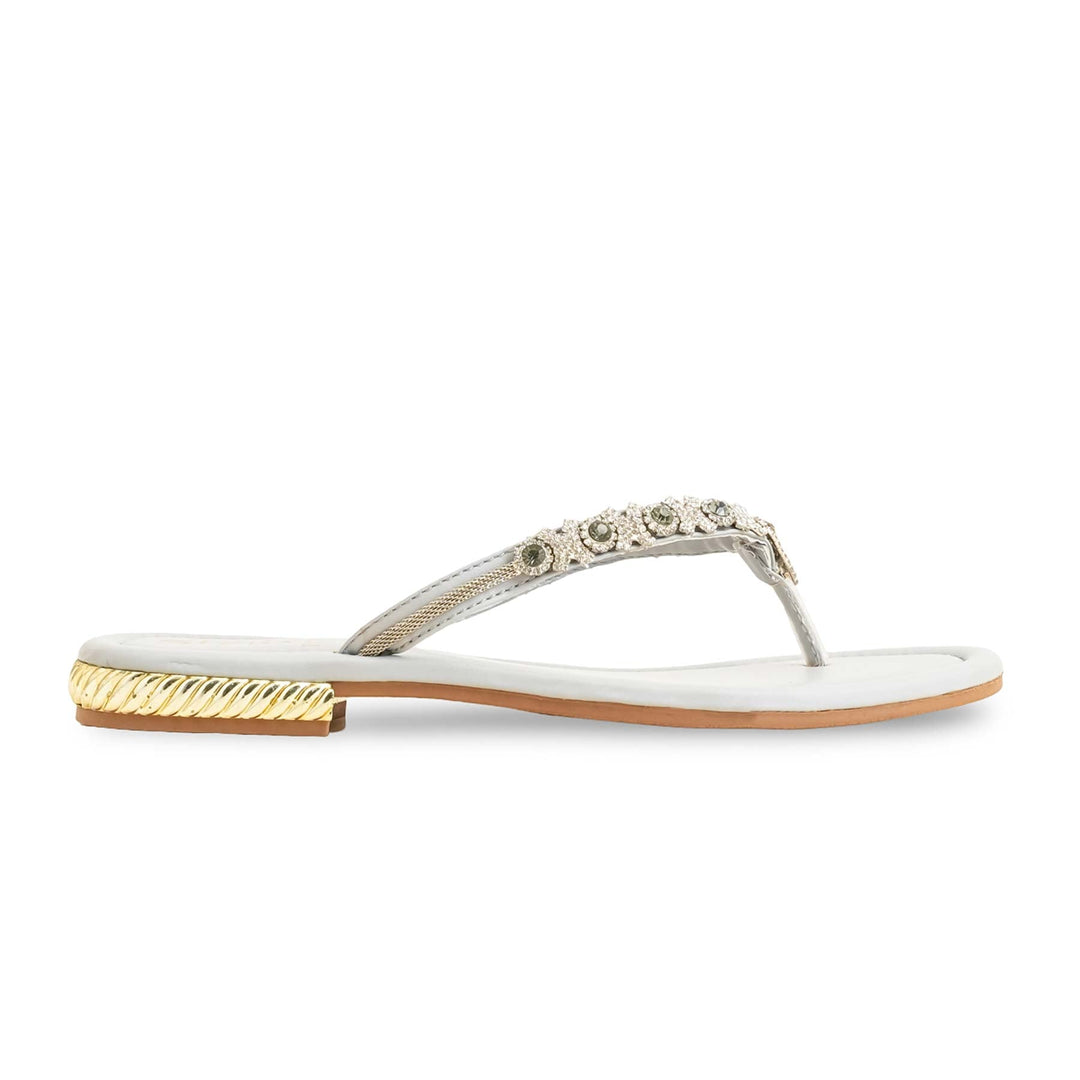 Grey Fancy Chappal FN0778