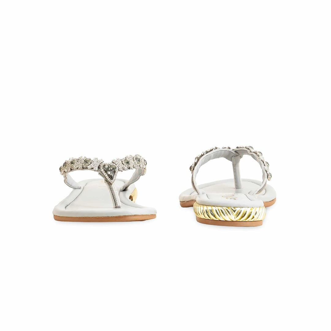 Grey Fancy Chappal FN0778