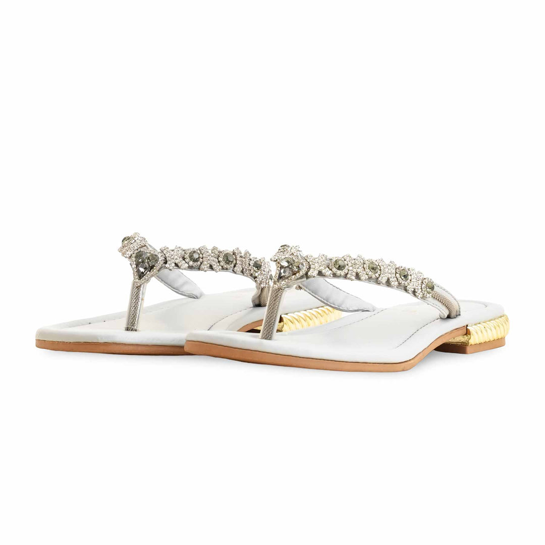 Grey Fancy Chappal FN0778