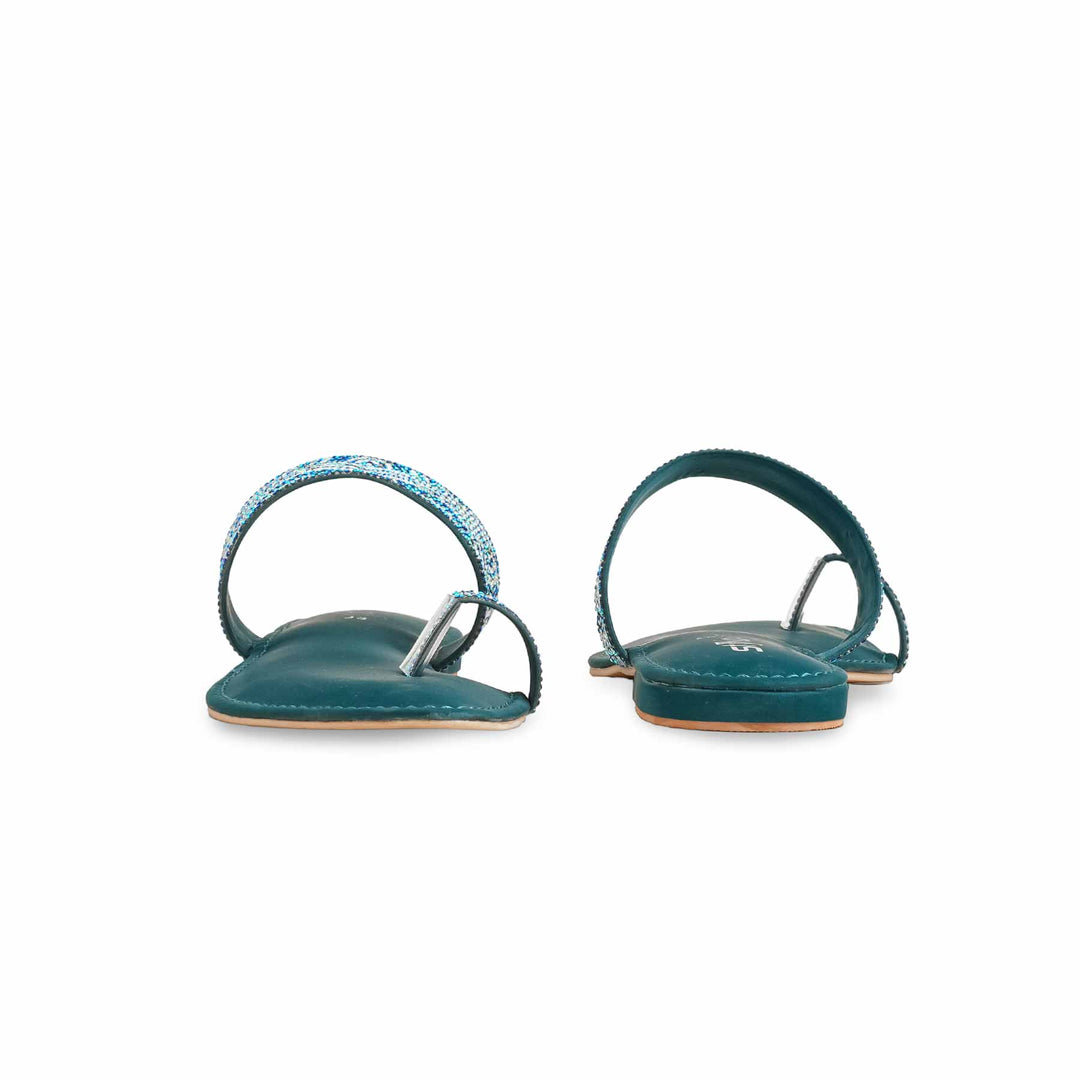 Seagreen Fancy Women Chappal FN0783