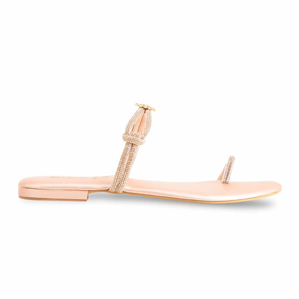 Peach Fancy Chappal FN0784