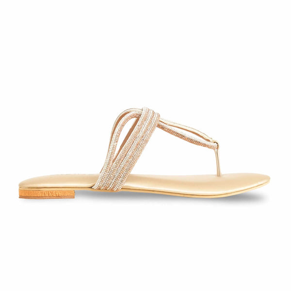 Golden Fancy Chappal FN0788