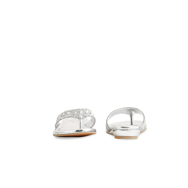 Silver Fancy Chappal FN0794