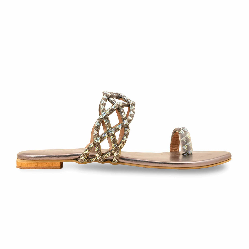 Grey Fancy Chappal FN0804