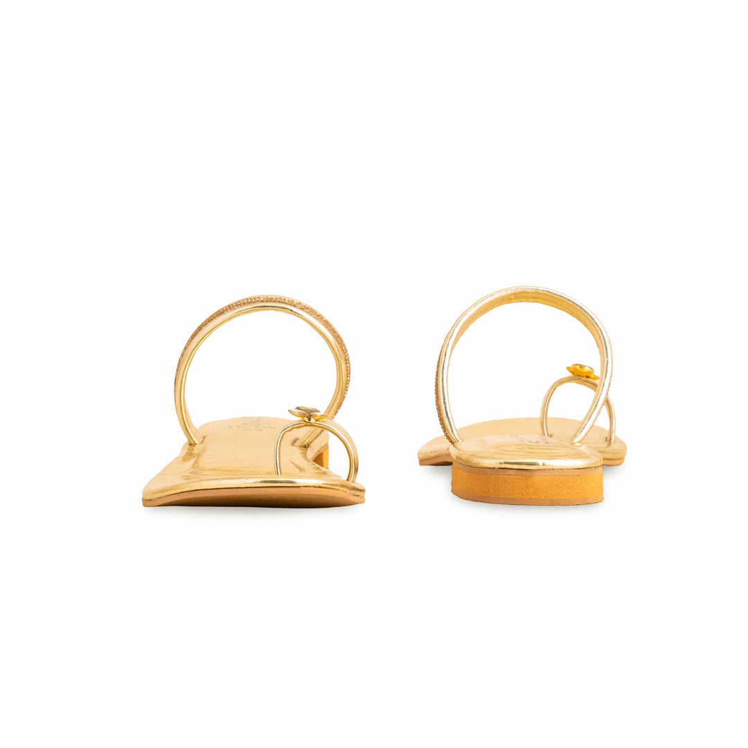 Golden Fancy Chappal FN0805