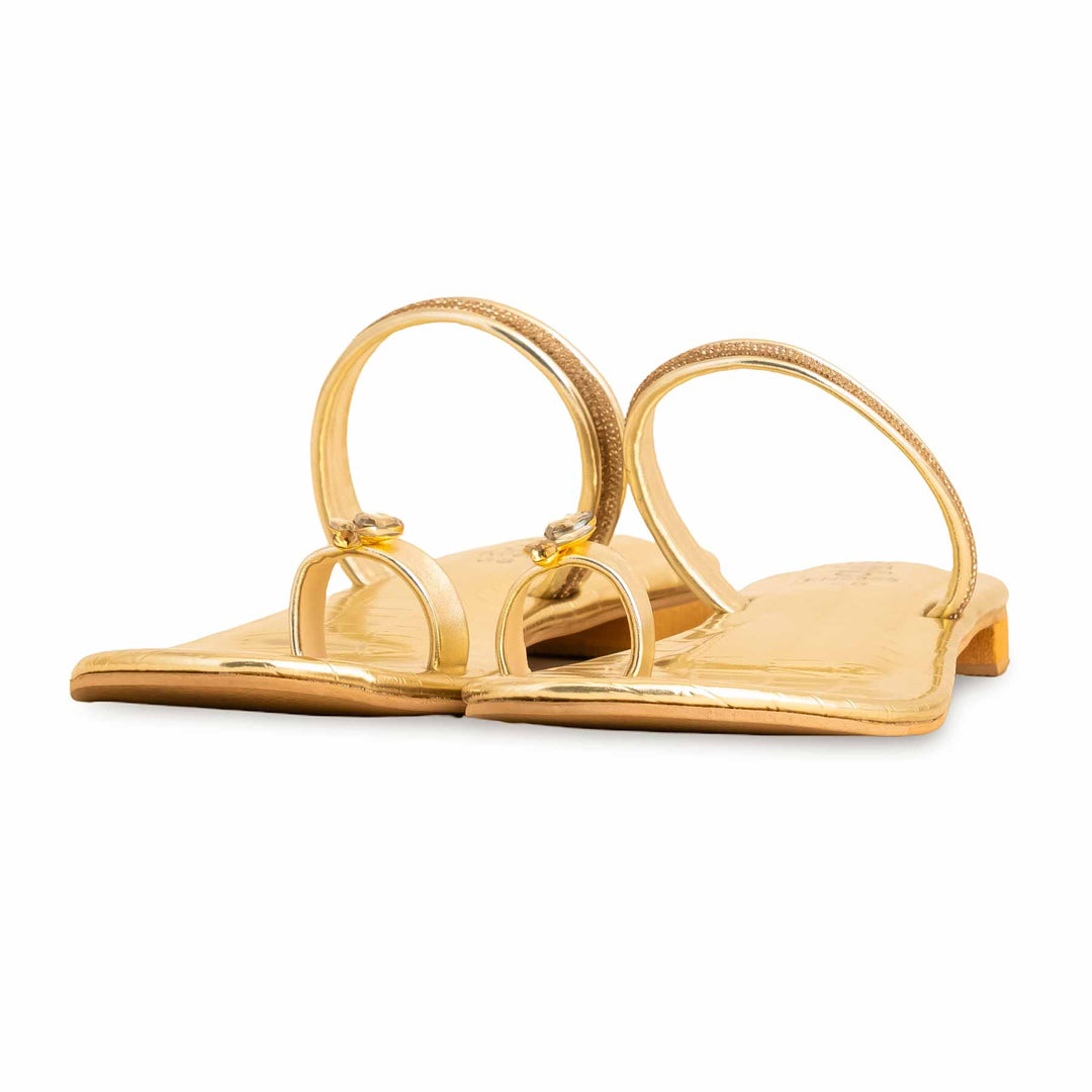 Golden Fancy Chappal FN0805