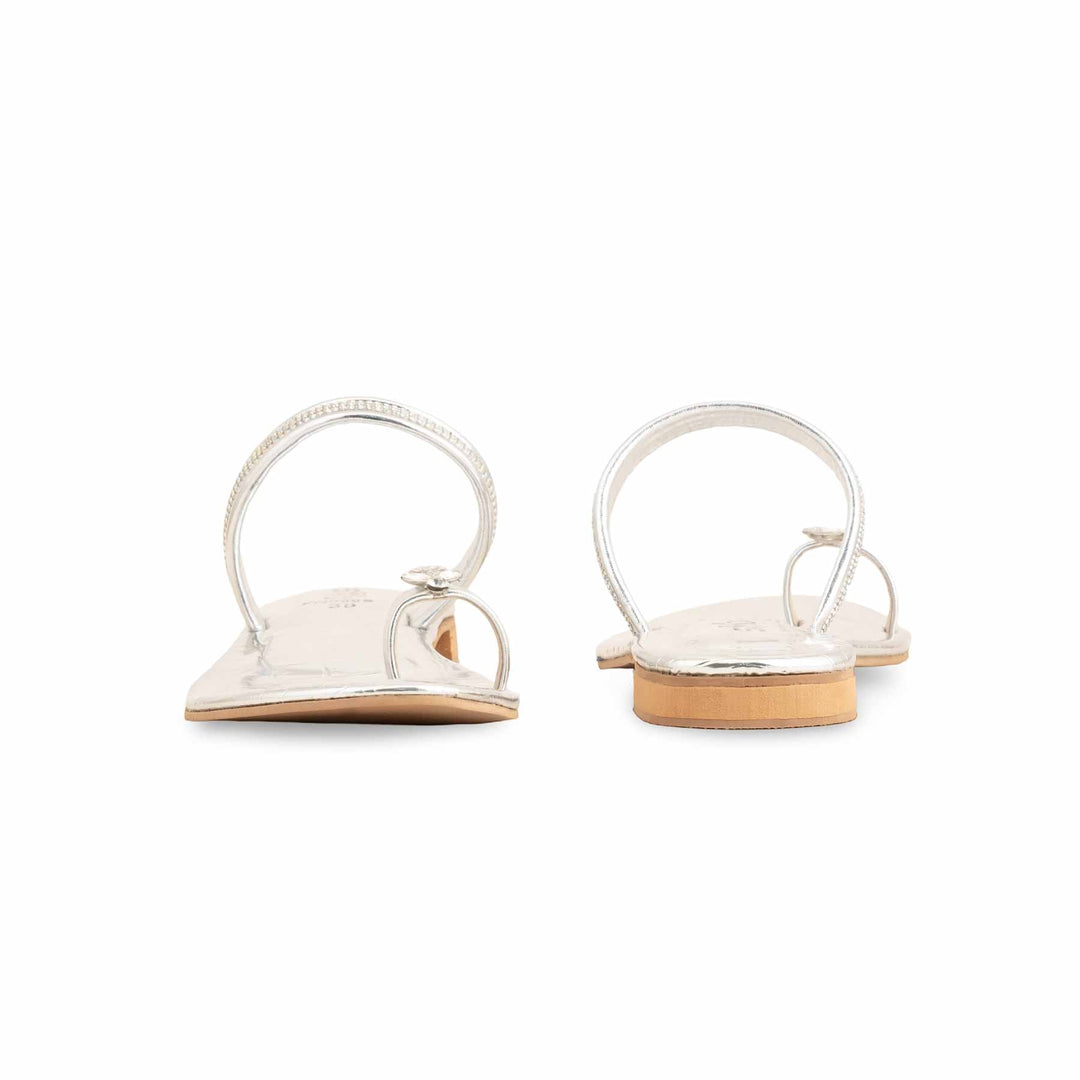 Silver Fancy Chappal FN0805