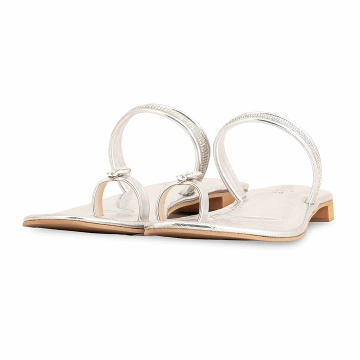 Silver Fancy Chappal FN0805