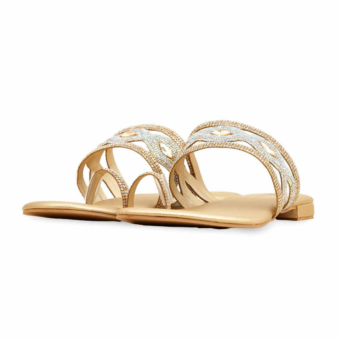 Golden Fancy Women Chappal  FN0810