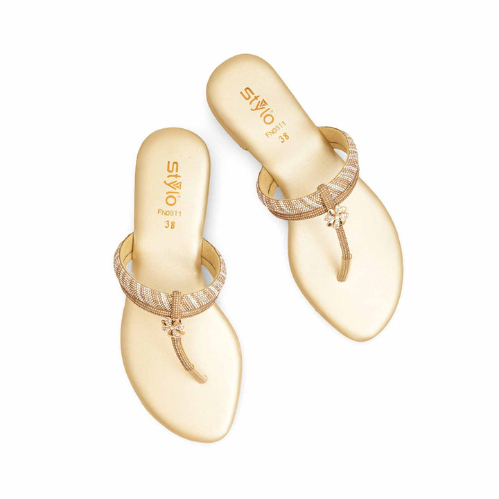 Golden Fancy Chappal FN0811