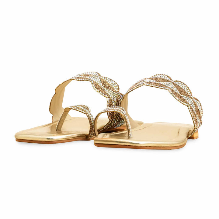 Golden Fancy Chappal FN0817