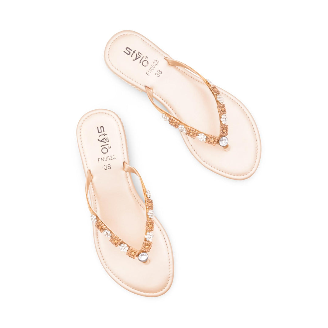 Golden Fancy Women Chappal FN0822