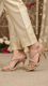 Peach Fancy Bridal Sandal FN5503